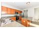 Bright kitchen with stainless steel sink and appliances at 6927 Park Grove Blvd, Whitestown, IN 46075