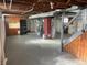 Unfinished basement with storage shelving and utilities at 5315 Norwaldo Ave, Indianapolis, IN 46220