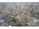 Wide neighborhood view, showing surrounding homes and streets at 5708 Kingsley Dr, Indianapolis, IN 46220