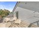 Spacious rooftop deck with seating and city views at 305 Parkway Ave, Indianapolis, IN 46225