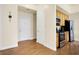 Light and bright entryway with hardwood floors and access to kitchen at 355 E Ohio E St # 324, Indianapolis, IN 46204