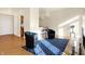 Living room with hardwood floors, fireplace and two comfortable chairs at 355 E Ohio E St # 324, Indianapolis, IN 46204