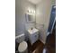 Modern bathroom vanity with new flooring at 6805 E County Road 100 S, Avon, IN 46123