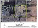 Plot map shows a large lot near a residential area at 18483 Mallery Rd, Noblesville, IN 46060