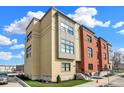 Modern three-story townhouses with brick and stone exterior at 178 S Water # F, Franklin, IN 46131