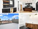 Modern kitchen with a large island and contemporary finishes at 723 N Cleveland St, Indianapolis, IN 46202