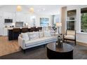 Open concept kitchen with island, stainless steel appliances and hardwood floors at 0 E 239Th St, Noblesville, IN 46060