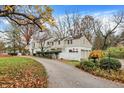 Curved driveway leading to a charming two-story house at 1311 Golden Hill Dr, Indianapolis, IN 46208