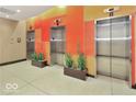 Modern elevators with stylish wall decor at 1 Virginia Ave # 703, Indianapolis, IN 46204
