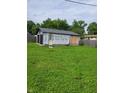 Detached garage undergoing renovations, new roof and siding at 3025 S Keystone Ave, Indianapolis, IN 46237