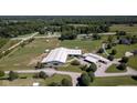 Aerial view of the property and surrounding landscape at 9407 N Whitney Way, Monrovia, IN 46157
