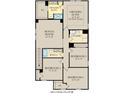 Second floor plan showing Owner's Suite, bonus room, and two additional bedrooms at 3422 Wetherby Pl, Danville, IN 46122