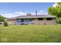Ranch house with stone and blue siding exterior at 9996 N County Road 200 W, Muncie, IN 47302