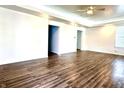 Bright living room with hardwood floors and recessed lighting at 3442 N Capitol Ave, Indianapolis, IN 46208