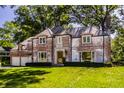Brick home with white accents, two-car garage at 6463 N Illinois N St, Indianapolis, IN 46260