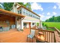Two story house with large deck and river views at 409 W Lakeview Dr, Nineveh, IN 46164