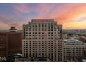 Conrad Hotel at sunset, high rise building at 1 N Illinois St # 2101, Indianapolis, IN 46204