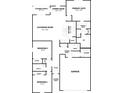 3-bedroom, 2-bath home featuring a large gathering room and covered porch at 11802 Adair Pl, Indianapolis, IN 46229