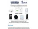 Image showcases a smart home system by D.R. Horton with features like smart plugs, a video doorbell, and a smart thermostat at 1289 Bert Rd, Danville, IN 46122