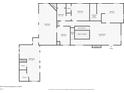 Two-story home floor plan with 3 bedrooms at 9307 E Dill Rd, Morgantown, IN 46160