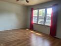 Living room with hardwood floors and windows at 2416 Radcliffe Ave, Indianapolis, IN 46227