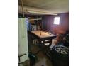 Unfinished basement with pool table and various items at 3536 N Audubon Rd, Indianapolis, IN 46218
