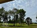 View of a lush green golf course with trees and fairways at 980 Paris Dr, Franklin, IN 46131