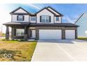 Two story home, 3-car garage, brick exterior at 10257 Meadow Path Ln, Indianapolis, IN 46239