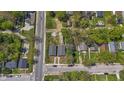 Aerial view of two new houses at 3006 N Olney St, Indianapolis, IN 46218