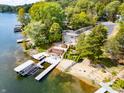 Lakefront property with private dock and beautiful views at 4161 S Summit Ln, Columbus, IN 47201