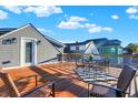 Spacious rooftop deck with city views and outdoor furniture at 515 Orange St, Indianapolis, IN 46203