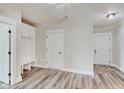 Bright entryway with built-in bench and storage at 2843 Grandview Ln, Greenwood, IN 46143