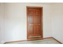 Wood door in a simple interior space at 216 E Elm St, Jamestown, IN 46147