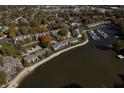 Luxury waterfront community with fall colors at 8168 Shorewalk Dr # A, Indianapolis, IN 46236