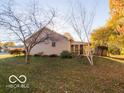 Spacious backyard with shed and screened porch at 304 Chestnut St, Danville, IN 46122