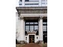Grand building entrance with marble columns and ornate details at 429 N Pennsylvania N St # 804, Indianapolis, IN 46204