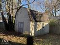 Tan shed with a barn-style roof at 4025 N Campbell Ave, Indianapolis, IN 46226