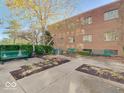 Relaxing courtyard with benches and landscaping at 3965 N Meridian St # 7E, Indianapolis, IN 46208