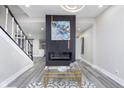 Modern living room featuring a fireplace and stylish decor at 1306 S Talbott St, Indianapolis, IN 46225