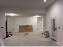 Unfinished basement with concrete floors and exposed utilities at 5143 Oak Rdg Pl, Columbus, IN 47201