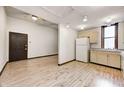Open concept kitchen with white appliances at 1404 Broadway St # Apt A, Indianapolis, IN 46202