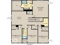 Second floor plan featuring owner's suite, loft, and additional bedrooms at 1540 Ironwood Rd, Greenfield, IN 46140