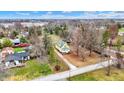 Aerial view showcasing the house and surrounding neighborhood at 4805 Hittle Dr, Indianapolis, IN 46239