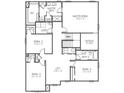 Second floor plan featuring Primary bedroom, loft, and two additional bedrooms at 1014 Stonehaven Dr, Indianapolis, IN 46239