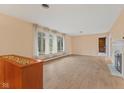 Spacious living room with fireplace and hardwood floors at 4529 Dickson Rd, Indianapolis, IN 46226