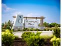 Hampton Walk community entrance sign at 7356 W County Road 600 Rd # 12-606, McCordsville, IN 46055