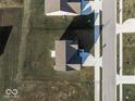 Overhead view of house and driveway at 2400 Oakmont Dr, Plainfield, IN 46168