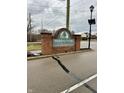 Hidden Creek Condominiums community entrance sign at 8120 Glenwillow Ln # 103, Indianapolis, IN 46278