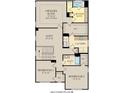 Second floor plan with owner's suite and other bedrooms at 1500 Chatham Village Blvd, Westfield, IN 46074