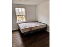 Bedroom with stained mattress and vinyl flooring at 8434 Meadowlark Dr, Indianapolis, IN 46226